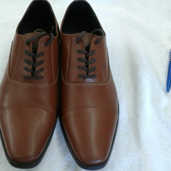 calvin klein dress shoes brown